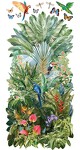 Papier peint panoramique mural jungle luxuriante Sticker