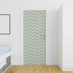 Sticker porte feuillage Vert