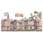 Sticker Mural skyline d'Amsterdam