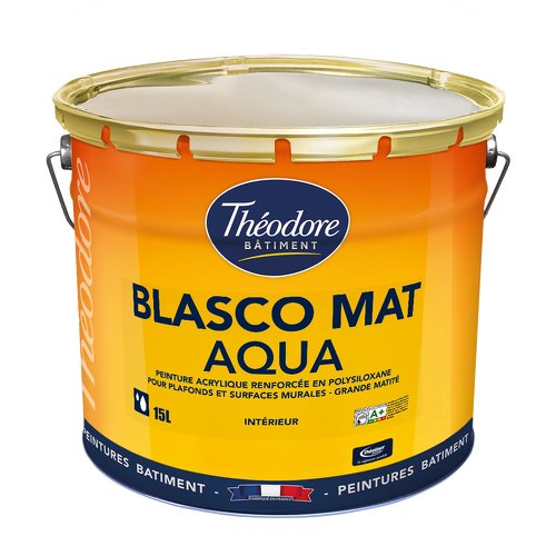 Peinture mate Blasco mat Aqua Théodore maison de peinture